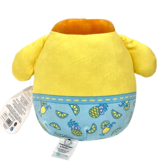 SQUISHMALLOWS Official Kellytoy Plush 6.5 Inch Pompompurin by Sanrio NWT - Picture 2 of 8